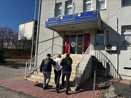 15 YIL KESİNLEŞMİŞ HAPİS CEZASI BULUNAN ŞÜPHELİ YAKALANDI